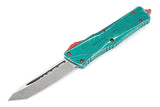 Microtech Combat Troodon Bounty Hunter - Tanto Blade - Distressed Chassis - 144-10BH Automatic Knives - Tophatter Daily Deals
