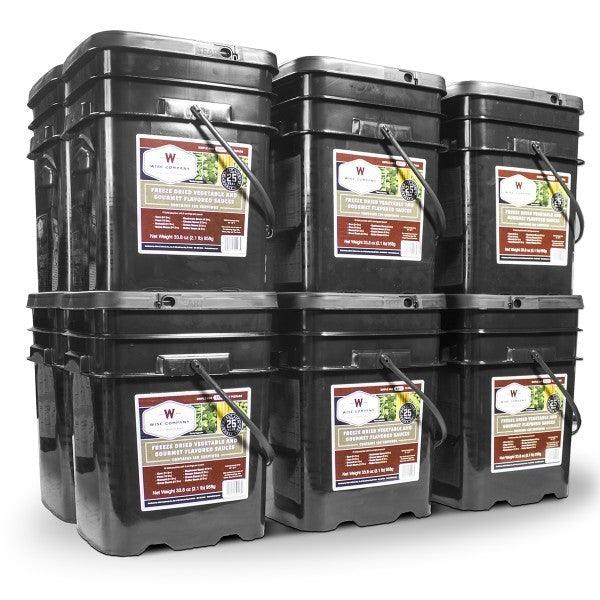 1440 Serving Wise Vegetable Bucket Survival - Tophatter Daily Deals