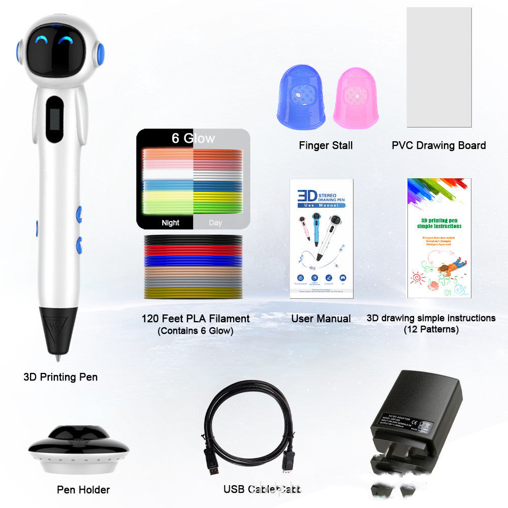 3d printing pen new product spaceman educational toy 0 - Tophatter Daily Deals