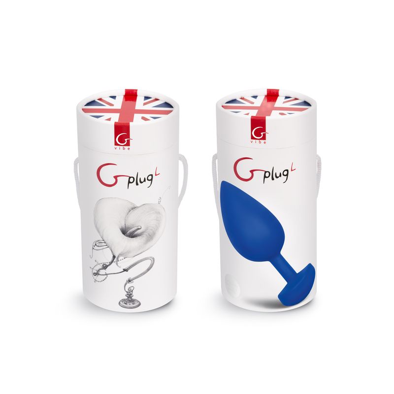 Gplug Large Navy Blue 3.9cm Bioskin Pleasure Plug > Anal Range > Butt Plugs - Tophatter Daily Deals