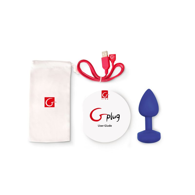 Gplug Large Navy Blue 3.9cm Bioskin Pleasure Plug > Anal Range > Butt Plugs - Tophatter Daily Deals