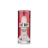 Fat Boy Micro Rib Penis Sheath 5.5 Inch – Adding 0.7 Inches of Girth > Sex Toys For Men > Penis Sleeves - Tophatter Daily Deals