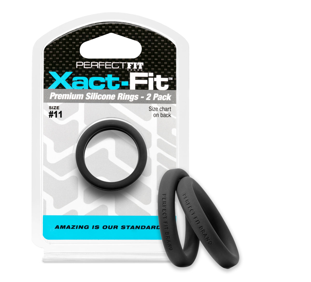 Xact Fit Number 11 Precision Ring Sizing Set 1.1 Inch 2 Pack > Cock Ring > Sets - Tophatter Daily Deals