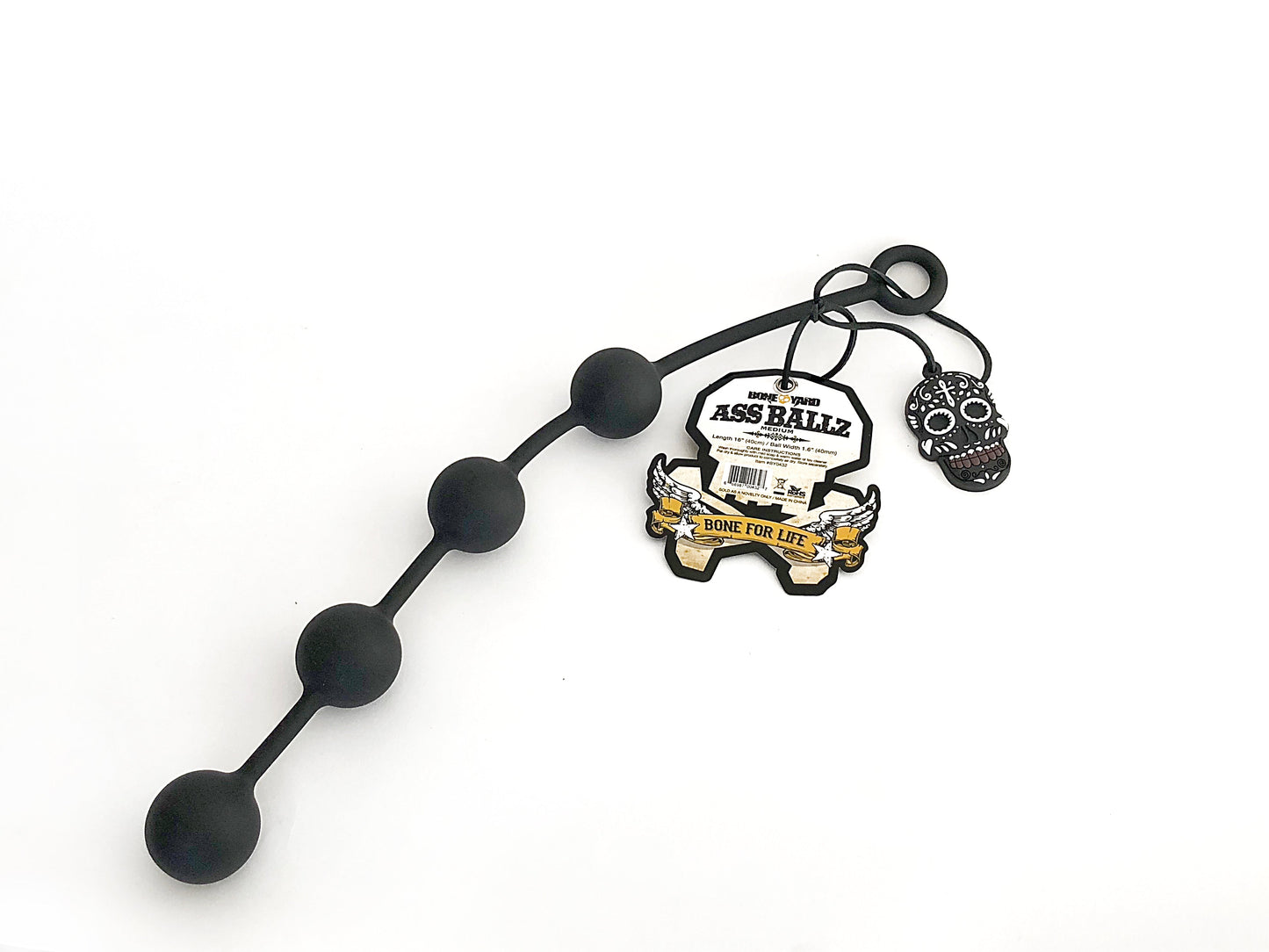 Boneyard Ass Ballz – Medical-Grade Silicone 16 Inch > Anal Range > Anal Beads - Tophatter Daily Deals