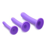 Tri Play 3 Piece Purple Silicone Dildo Set > Sex Toys > Dilators - Tophatter Daily Deals