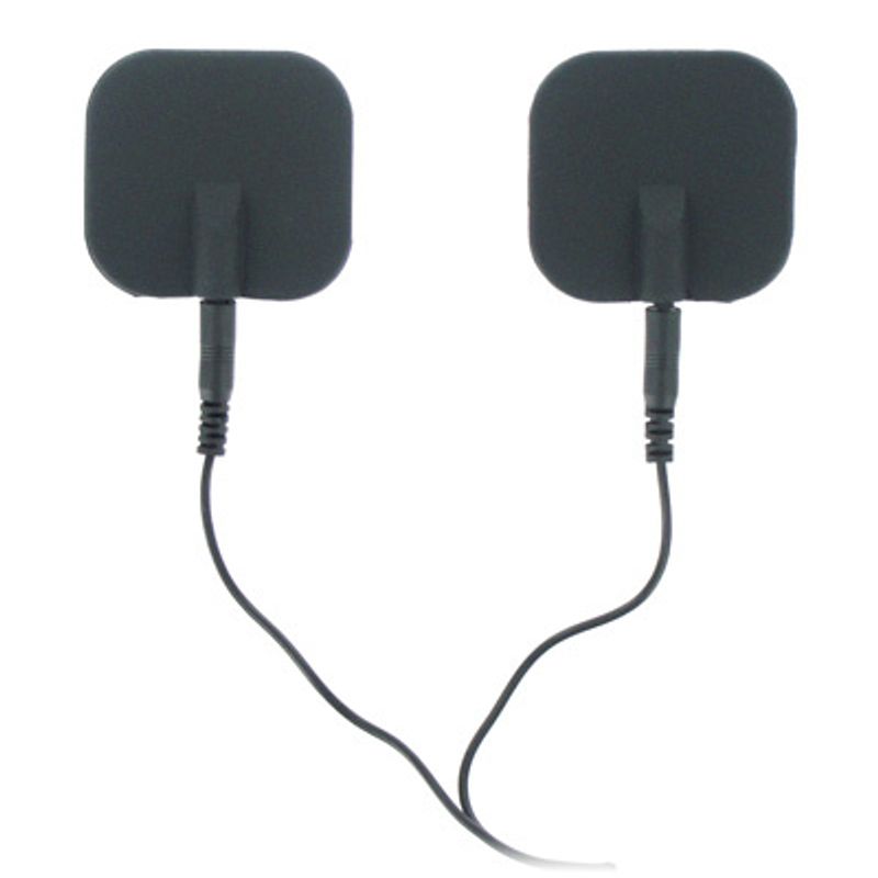 Zeus Deluxe Black Electro Pads Pack of Two E-STIM TOYS - Tophatter Daily Deals