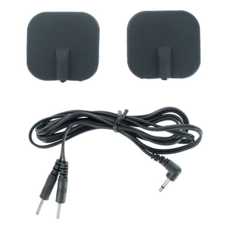 Zeus Deluxe Black Electro Pads Pack of Two E-STIM TOYS - Tophatter Daily Deals