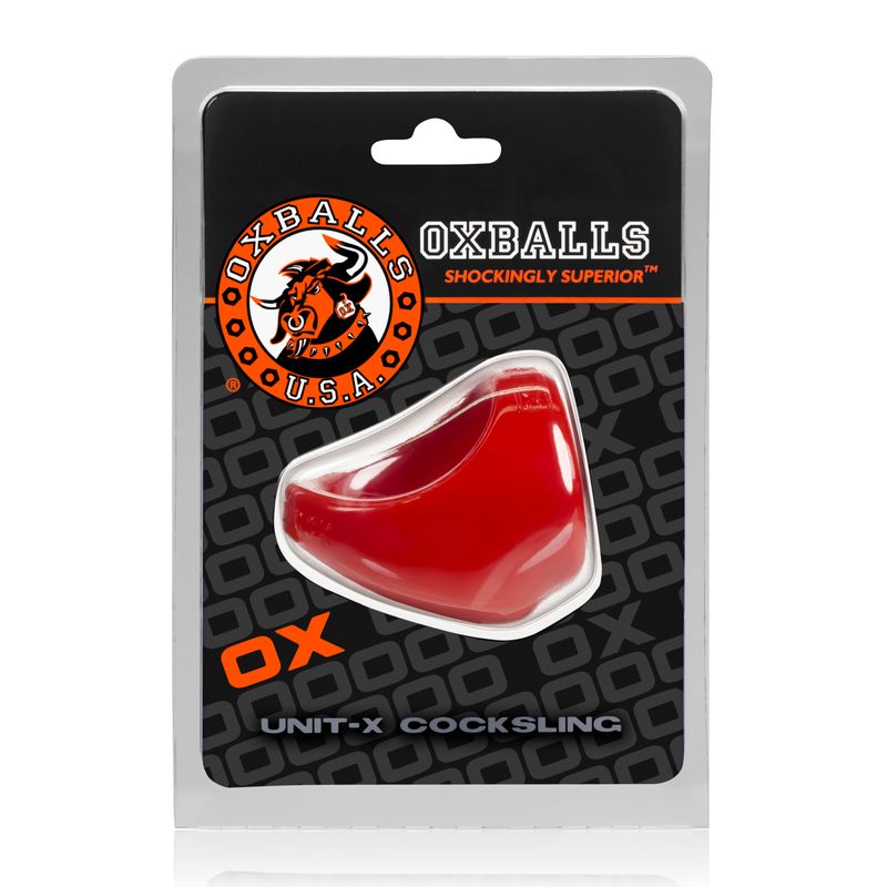 Unit X Cocksling Red by OXBALLS > Cock Ring > Sling - Tophatter Daily Deals