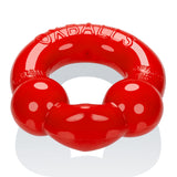 Ultraballs 2 Pack Cockring Steel and Red > Cock Ring > Sets - Tophatter Daily Deals