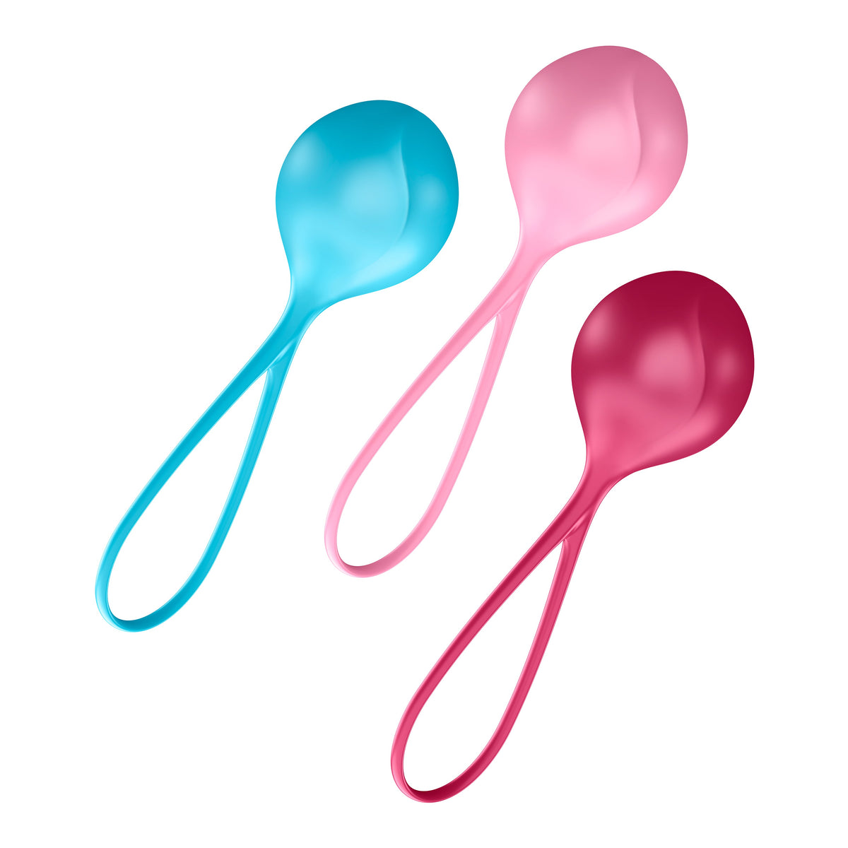 Satisfyer Strengthening Balls Weighted Kegel Balls Set of 3 > Sex Toys For Ladies > Kegel Exercise - Tophatter Daily Deals