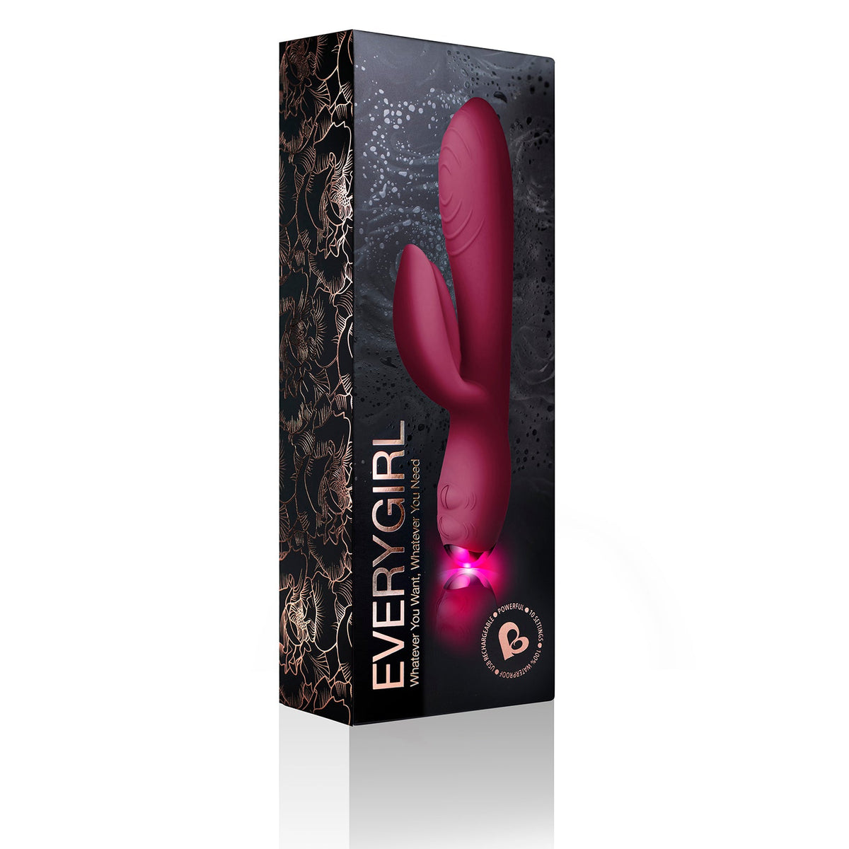 Every Girl Rabbit Vibrator Burgundy > Vibrators > Ladies > Rabbit - Tophatter Daily Deals