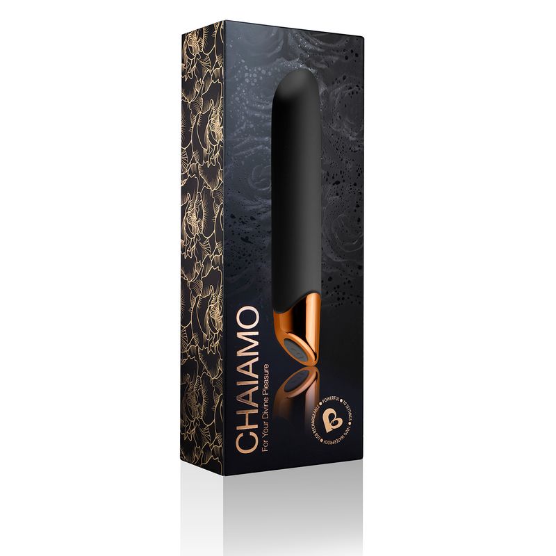 Chaiamo Black Sensual Vibrator with 10 Levels > Vibrators > Mini Vibrators - Tophatter Daily Deals
