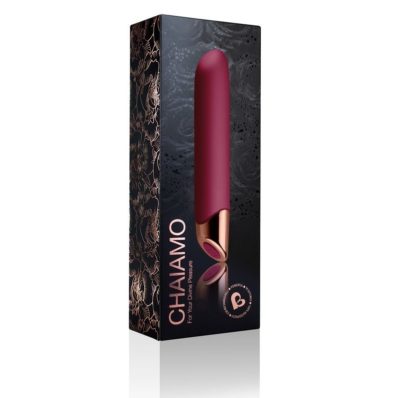 Chaiamo Burgundy Sensory Vibrator for Pleasure > Vibrators > Mini Vibrators - Tophatter Daily Deals