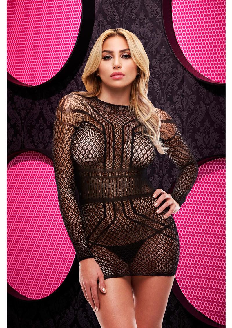 Long Sleeve Open Back Mini Dress for Intimate Adult Wear > Clothes > Dresses and Chemises - Tophatter Daily Deals