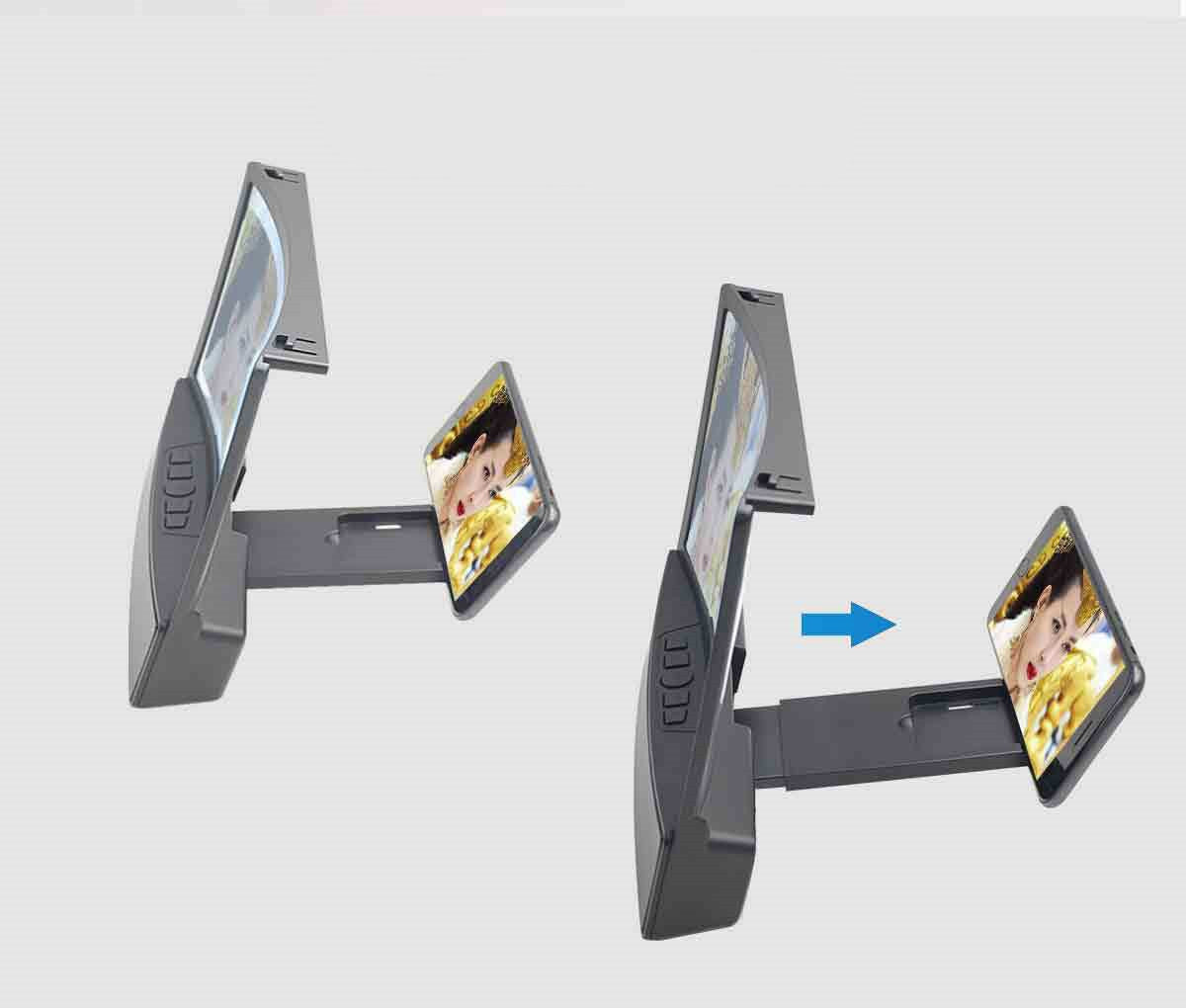 10 Inch Curved Screen Mobile Phone Screen Magnifier with Two Bluetooth Speaker 0 - Tophatter Daily Deals