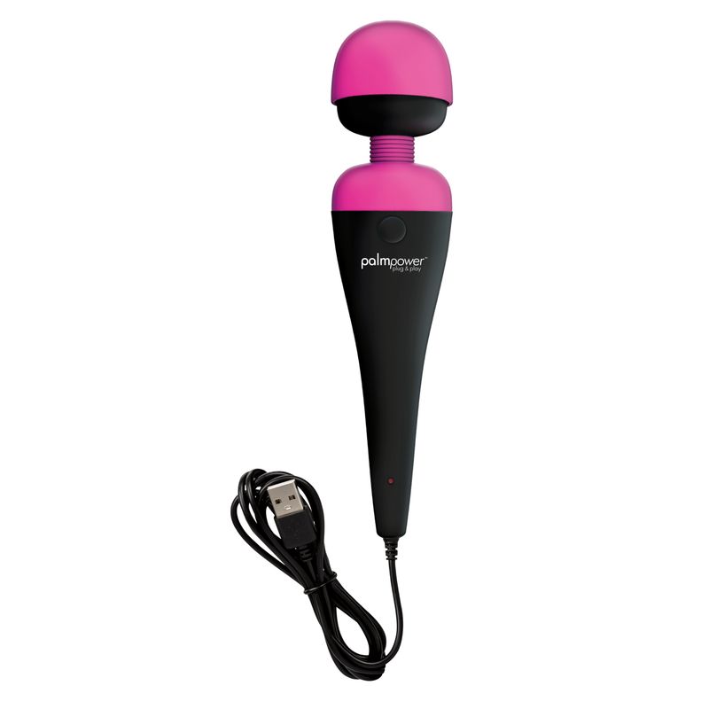 PalmPower Massage Wand Plug and Play with Power Bank > Sex Toys > Massage Wands - Tophatter Daily Deals