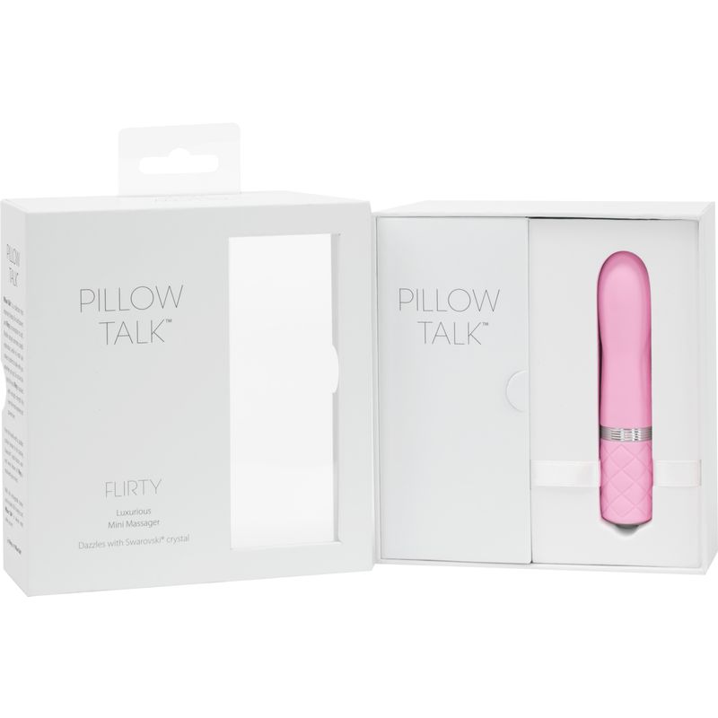 Pillow Talk Flirty Vibe with Swarovski Crystal – Small Vibrator > Vibrators > Standard Vibrators - Tophatter Daily Deals