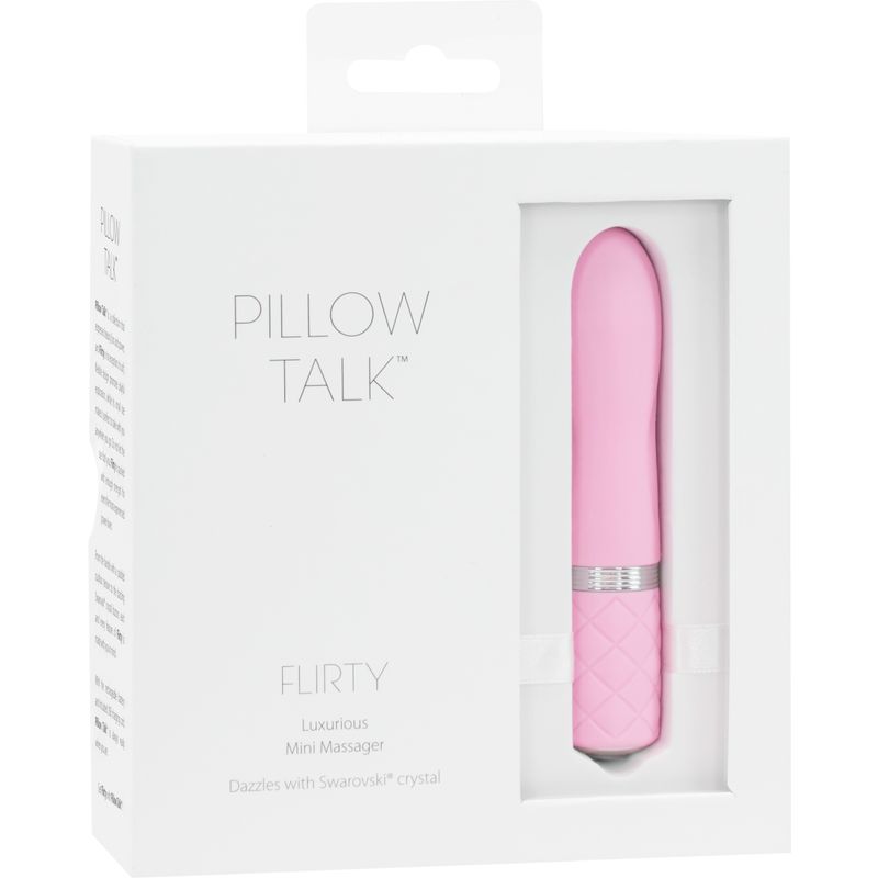 Pillow Talk Flirty Vibe with Swarovski Crystal – Small Vibrator > Vibrators > Standard Vibrators - Tophatter Daily Deals