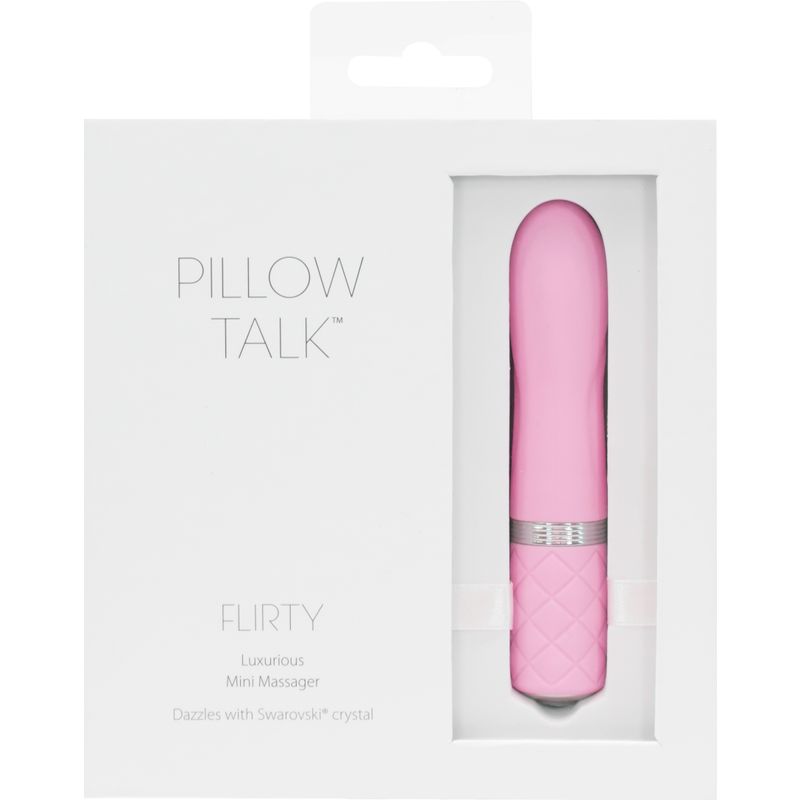 Pillow Talk Flirty Vibe with Swarovski Crystal – Small Vibrator > Vibrators > Standard Vibrators - Tophatter Daily Deals