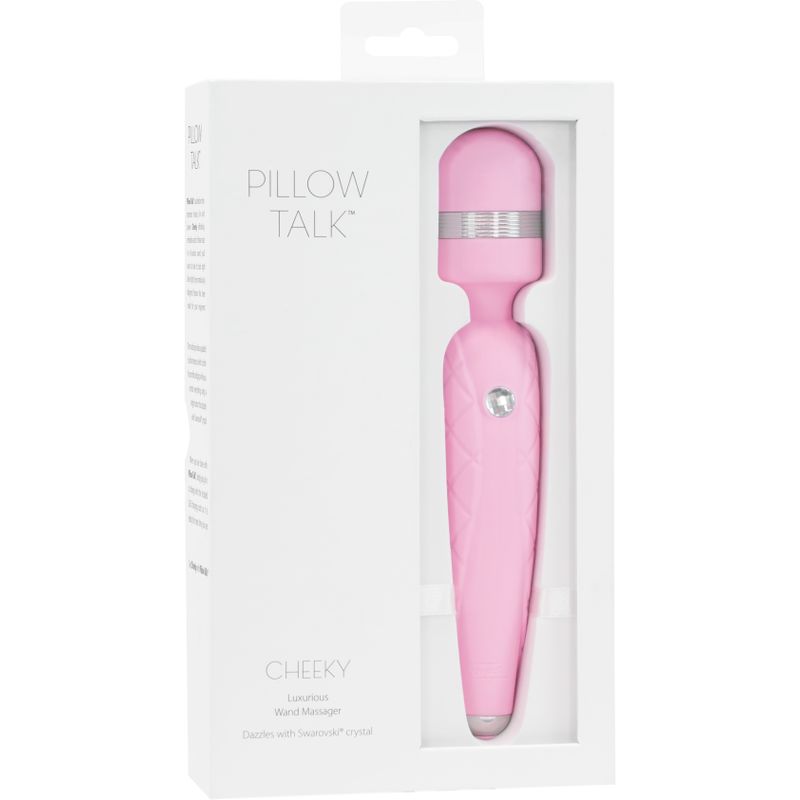 Pillow Talk Cheeky Wand – Luxury Wand Vibrator with Swarovski Crystal > Sex Toys > Massage Wands - Tophatter Daily Deals