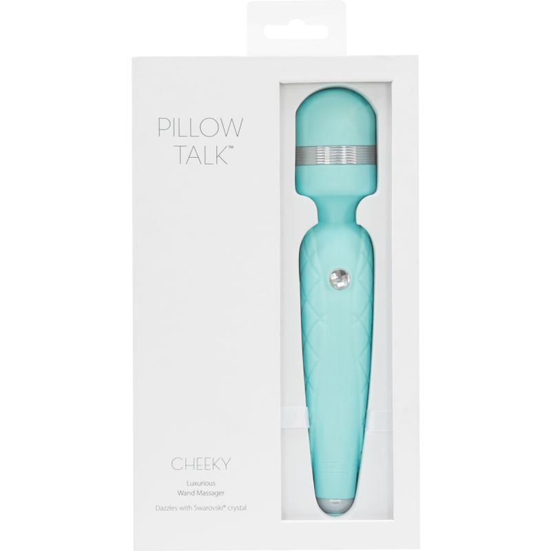 Pillow Talk Cheeky Teal Luxurious Self-Care Wand > Sex Toys > Massage Wands - Tophatter Daily Deals