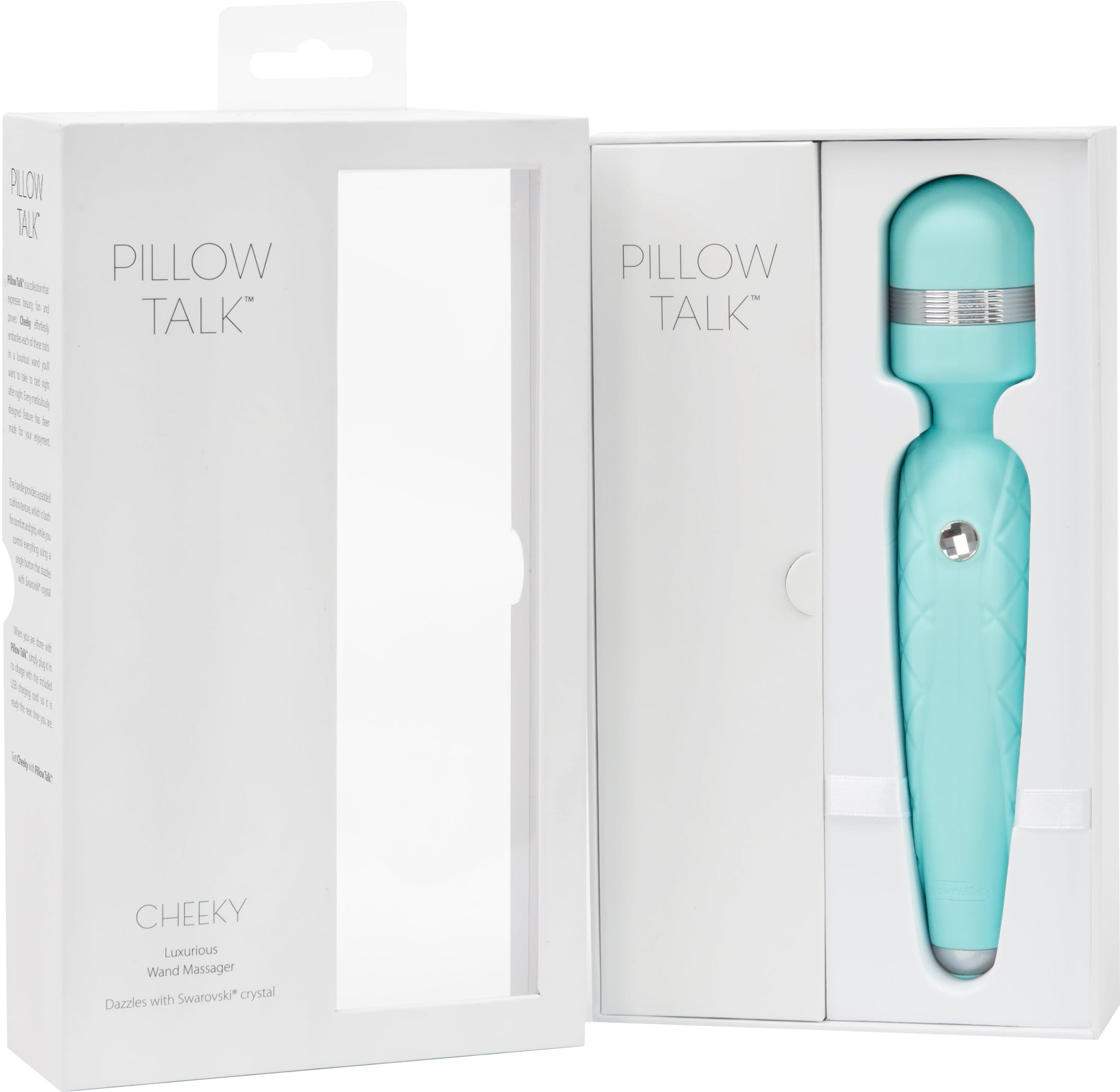 Pillow Talk Cheeky Teal Luxurious Self-Care Wand > Sex Toys > Massage Wands - Tophatter Daily Deals