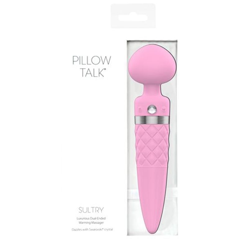 Pillow Talk Sultry Dual Ended Warming Massager Pink > Sex Toys > Massage Wands - Tophatter Daily Deals