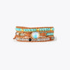 Opal Beaded Layered Bracelet Multicolor One Size Bracelets - Tophatter Daily Deals