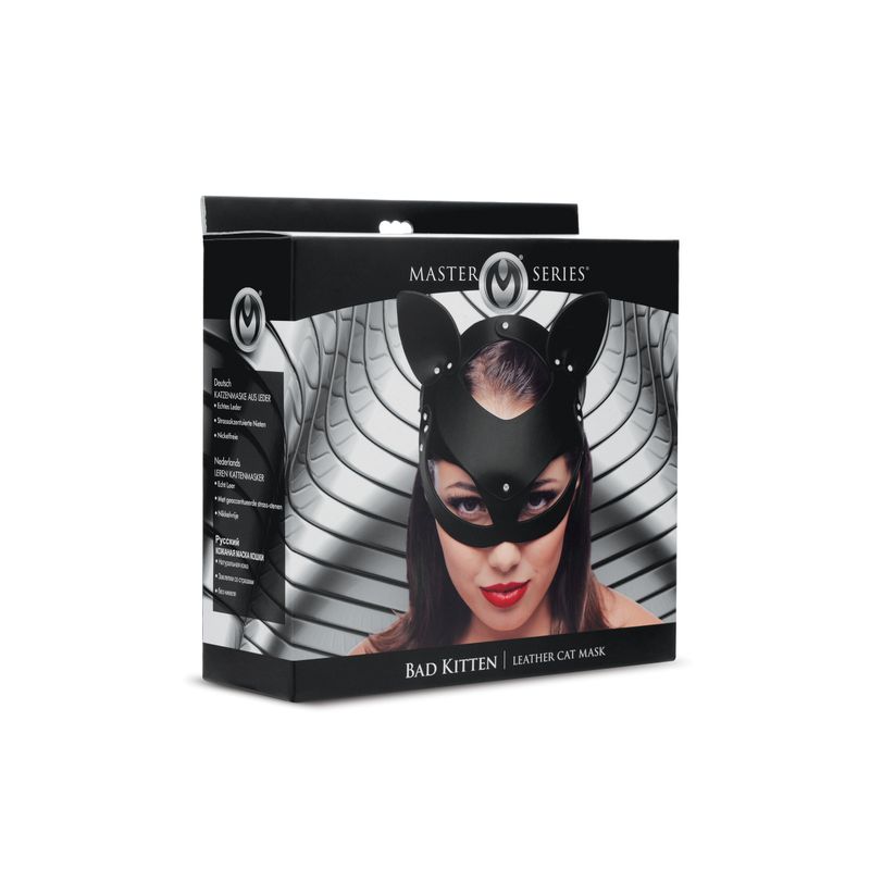Bad Kitten Leather Cat Mask > Bondage Gear > Masks - Tophatter Daily Deals