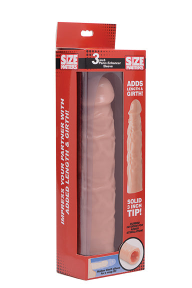 3in Flesh Penis Enhancer Sleeve for Extra Length and Girth > Sex Toys For Men > Penis Sleeves - Tophatter Daily Deals