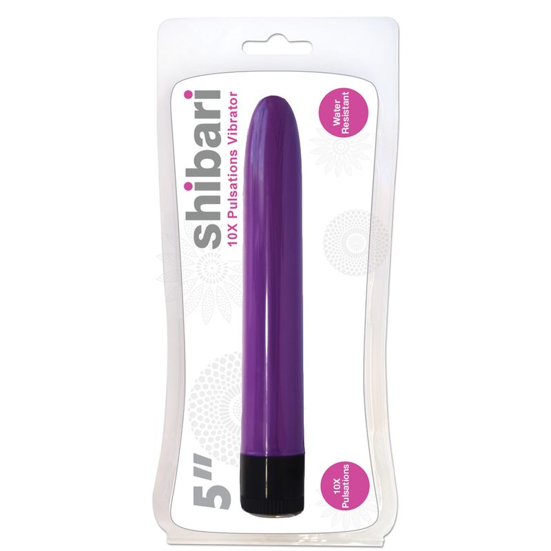 Shibari 10X Pulsations Vibrator 5in Purple for Intense Pleasure > Sex Toys > Couples Toys - Tophatter Daily Deals