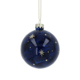 Celestial Christmas Bauble | Moon & Stars Christmas Tree Hanging Ornament - 8cm Baubles - Tophatter Daily Deals