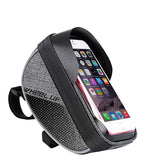 Bicycle Bag, Touch Screen Phone Bag, Mountain Bike Front Beam Bag, Cycling Bag, Handlebar Bag Dynamic black 0 - Tophatter Daily Deals