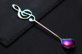 304 stainless steel music symbol creative spoon Colorful 0 - Tophatter Daily Deals