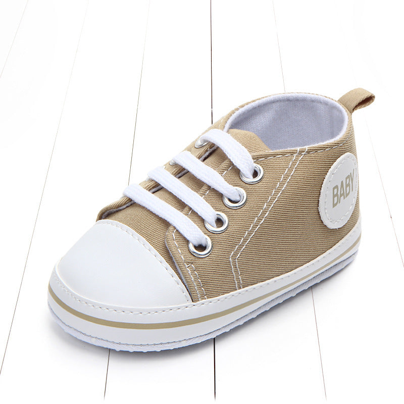 Baby soft-soled shoes Apricot 11 0 - Tophatter Daily Deals