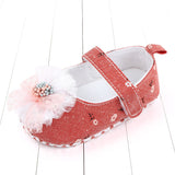 Bow lace non-slip toddler shoes Orange 0 - Tophatter Daily Deals