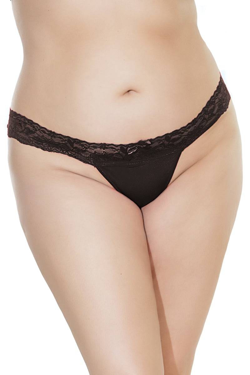Coquette - 149 - Lace Thong Lingerie - Tophatter Daily Deals