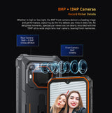 BV6200PRO Rugged Smartphone Unlocked Waterproof Android Phone Rugged Smartphones - Tophatter Daily Deals