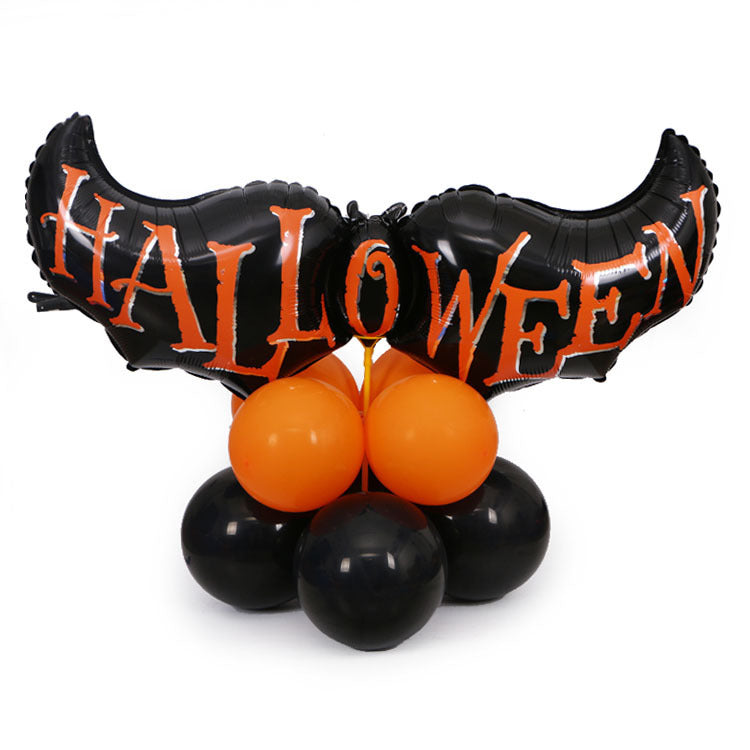 Halloween Balloons Party Kit With Banner And Props 2025 2style 3D Changing Face Moving Picture Frame - Tophatter Daily Deals
