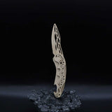 3D Folding Knife Puzzle Wooden Model Kit - Tophatter Daily Deals