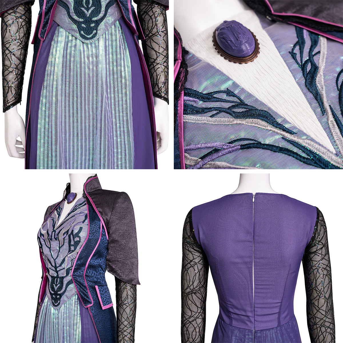 MAV Agatha All Along Ghost Agatha Harkness Cosplay Costume Costume - Tophatter Daily Deals