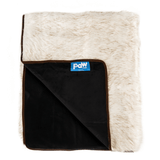 PupProtector™ Waterproof Throw Blanket - White with Brown Accents Pet Supplies - Tophatter Daily Deals