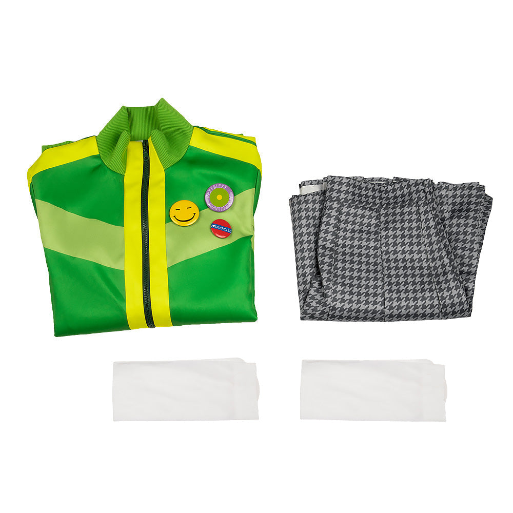 Persona 4 Golden Satonaka Chie Green Cosplay Costume Costume - Tophatter Daily Deals