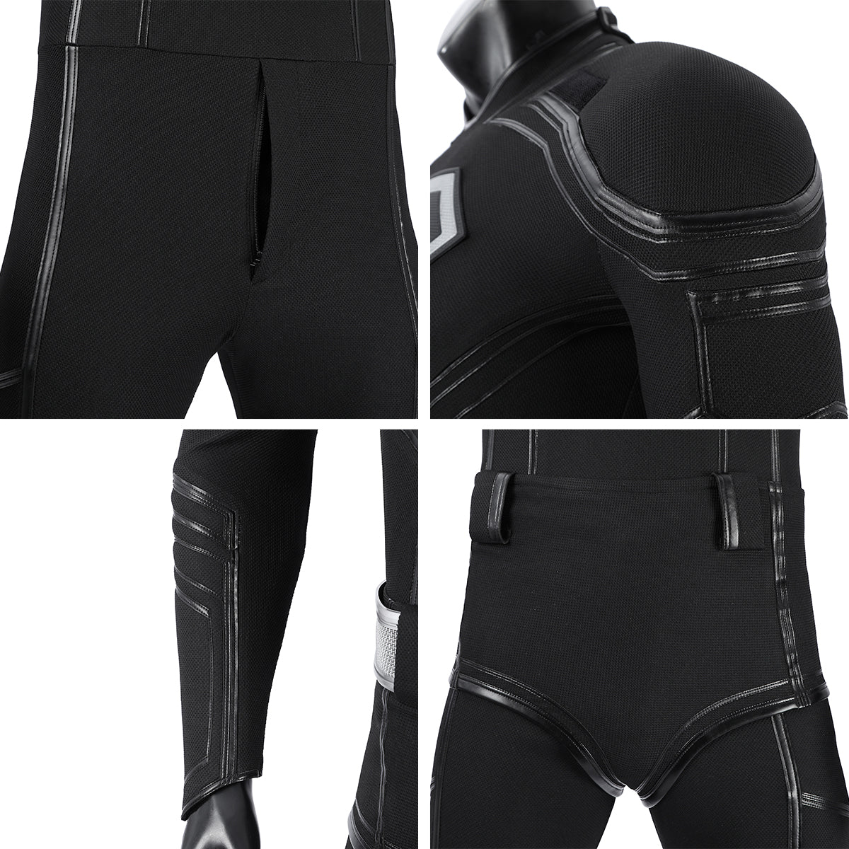 Super Hero: Legacy Clark Black Outfit Cosplay Costume Costume - Tophatter Daily Deals