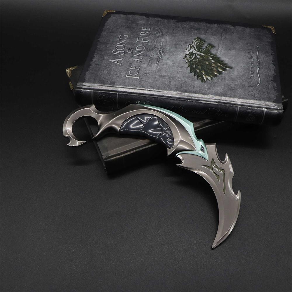 Reaver Karambit Metal Blunt Blade Trainer Cosplay Prop Game Replica - Tophatter Daily Deals