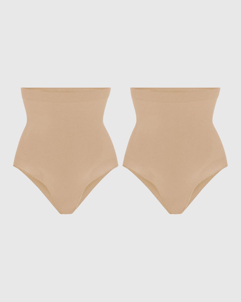 Revenge Body Tummy Control Panties (2 Pack) Bomb Beige 2 Original Underwear - Tophatter Daily Deals
