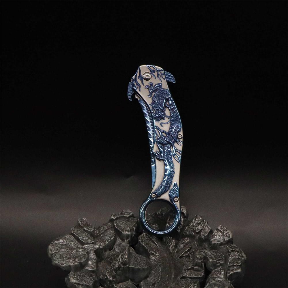 Eastern Dragon Folding Knife - Tophatter Daily Deals