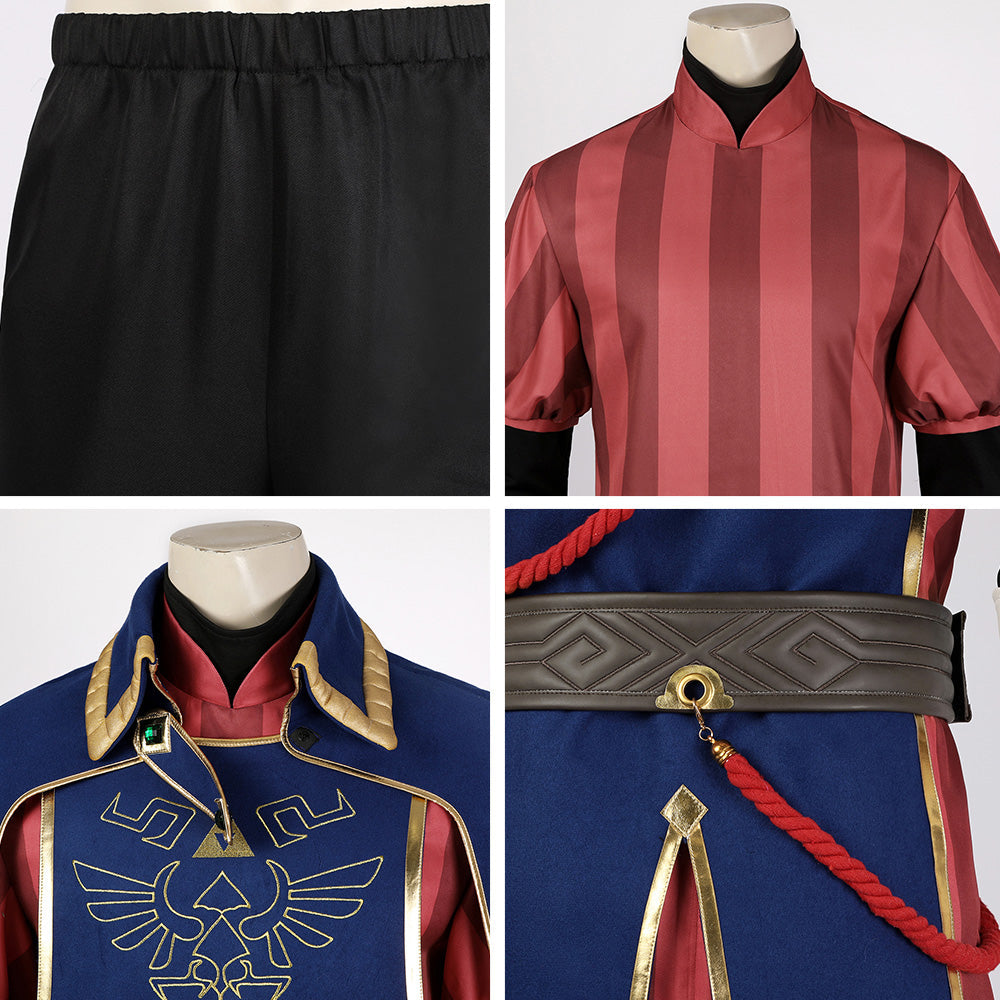 The Legend of Zelda: Tears of the Kingdom Link Royal Guard Uniform Cosplay Costume - Tophatter Daily Deals