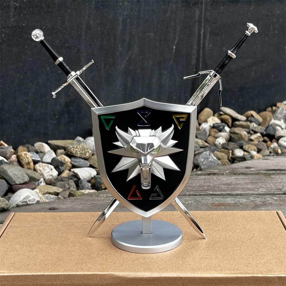 Geralt Wolf School Shield & Swords - Tophatter Daily Deals