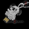 Cute Crystal Koala Necklace USB Flash Drive 2.0 16gb gold/silver USB Flash Drive - Tophatter Daily Deals